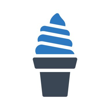 dondurma vektörü renk simgesi 