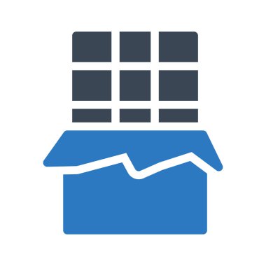 toffee vektör renk simgesi 