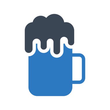 Şampanya vektörü renk simgesi 