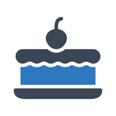 tatlı vektör renk simgesi 