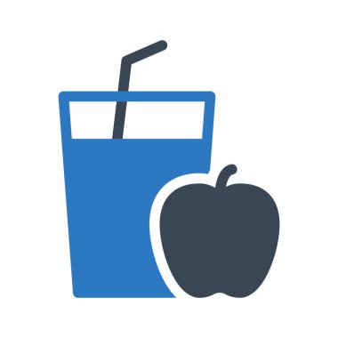 meyve suyu vektörü renk simgesi 