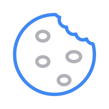 bisküvi düz çizgi simgesi 