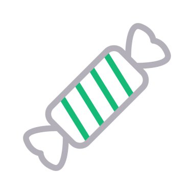 Şekerleme düz çizgi simgesi 