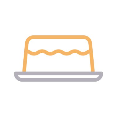 tatlı düz çizgi simgesi 