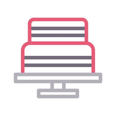 tatlı düz çizgi simgesi 