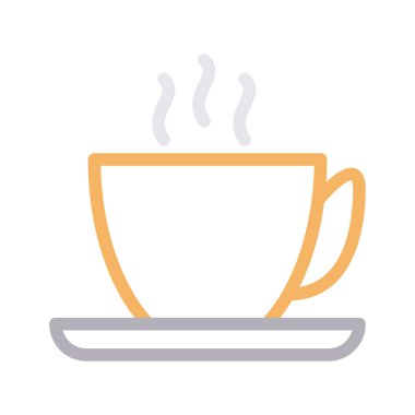 kahve yassı çizgi simgesi 