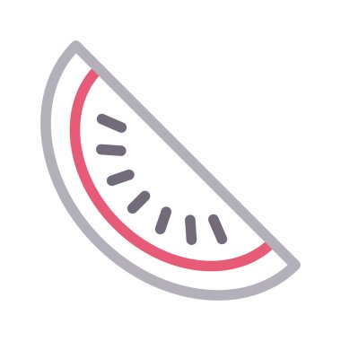 meyve düzlüğü renk çizgisi simgesi 