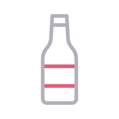 alkol düz çizgi simgesi 