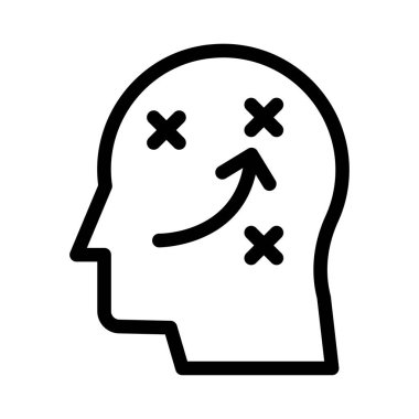 planlama vektörü ince çizgi simgesi 