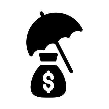 Dolar vektör sembolü düz simge 