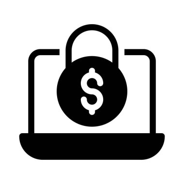 Dolar vektör sembolü düz simge 