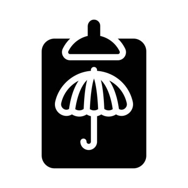 belge vektörü düz simge