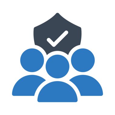 personel vektör renk simgesi