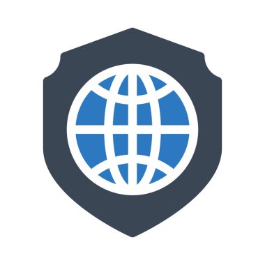 Güvenli vektör renk simgesi