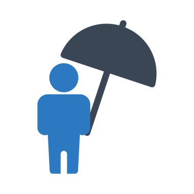 Adam vektör renk simgesi