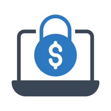 Dolar vektör renk simgesi