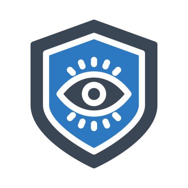 Güvenli vektör renk simgesi