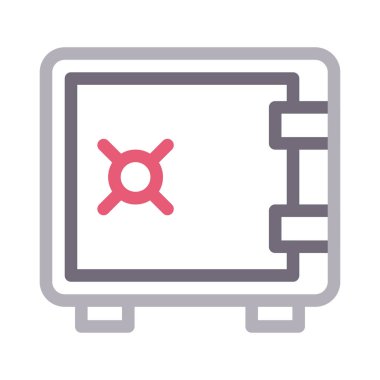 dolap düz çizgi simgesi