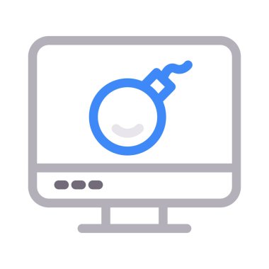 patlama düz çizgi simgesi