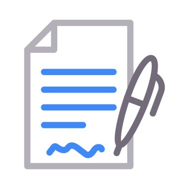 dosya düz renk çizgisi simgesi