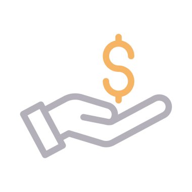 düz renk çizgisi simgesini öde