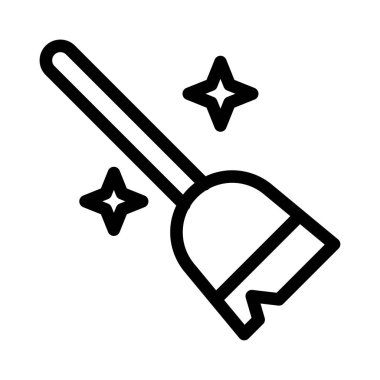 fırça vektörü ince çizgi simgesi