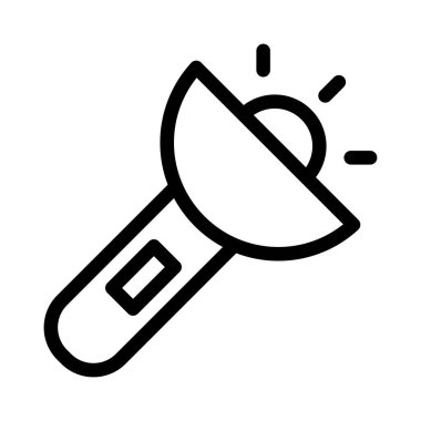 fener vektörü ince çizgi simgesi