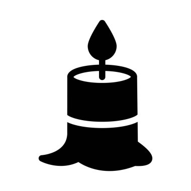 alev vektörü simgesi düz simge