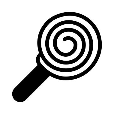 Şekerleme vektörü düz simgesi