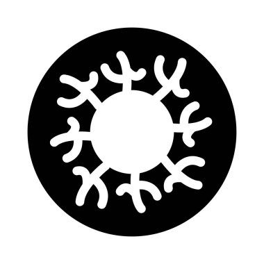 göz vektörü simgesi düz simge