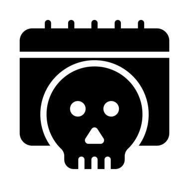 tarih vektörü simgesi düz simgesi