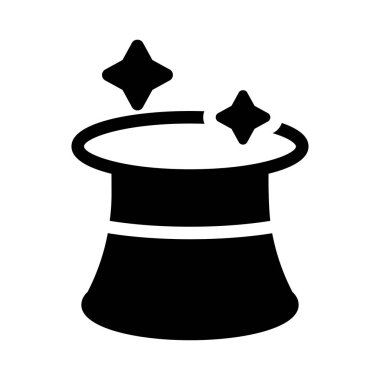 hat vektör düz simge