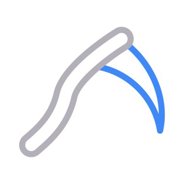 tehlike vektörü düz renk simgesi