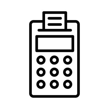 Bill vektör ince çizgi simgesi