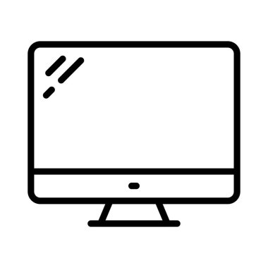 Cd vektör ince çizgi simgesi