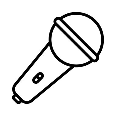 hoparlör vektörü ince çizgi simgesi