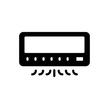 soğutma vektörü glifleri düz simge