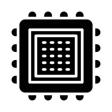 çip vektör düz simge