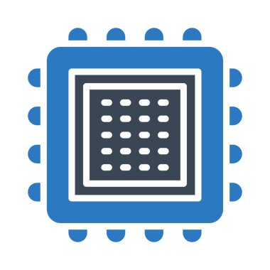 çip vektör renk simgesi