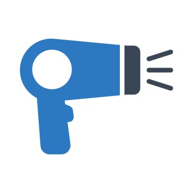 saç vektörü renk simgesi