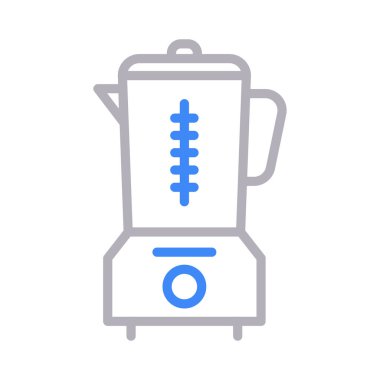 Blender vektör düz çizgi simgesi