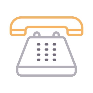 alıcı vektör düz çizgi simgesi