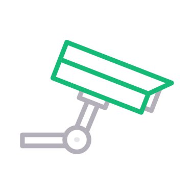 kamera vektörü düz çizgi simgesi