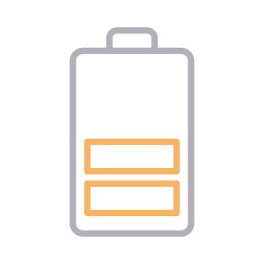 yük vektörü düz çizgi simgesi