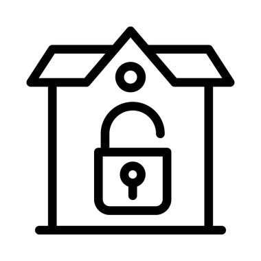 vektör ince çizgi simgesini aç