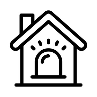 acil vektör ince çizgi simgesi