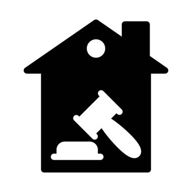 ev vektörü sembolü düz simge