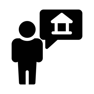 ev vektörü sembolü düz simge