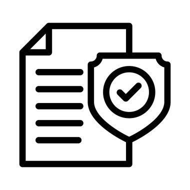 dosya vektörü ince çizgi simgesi