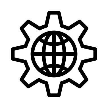 vektör ince çizgi simgesi ayarlanıyor